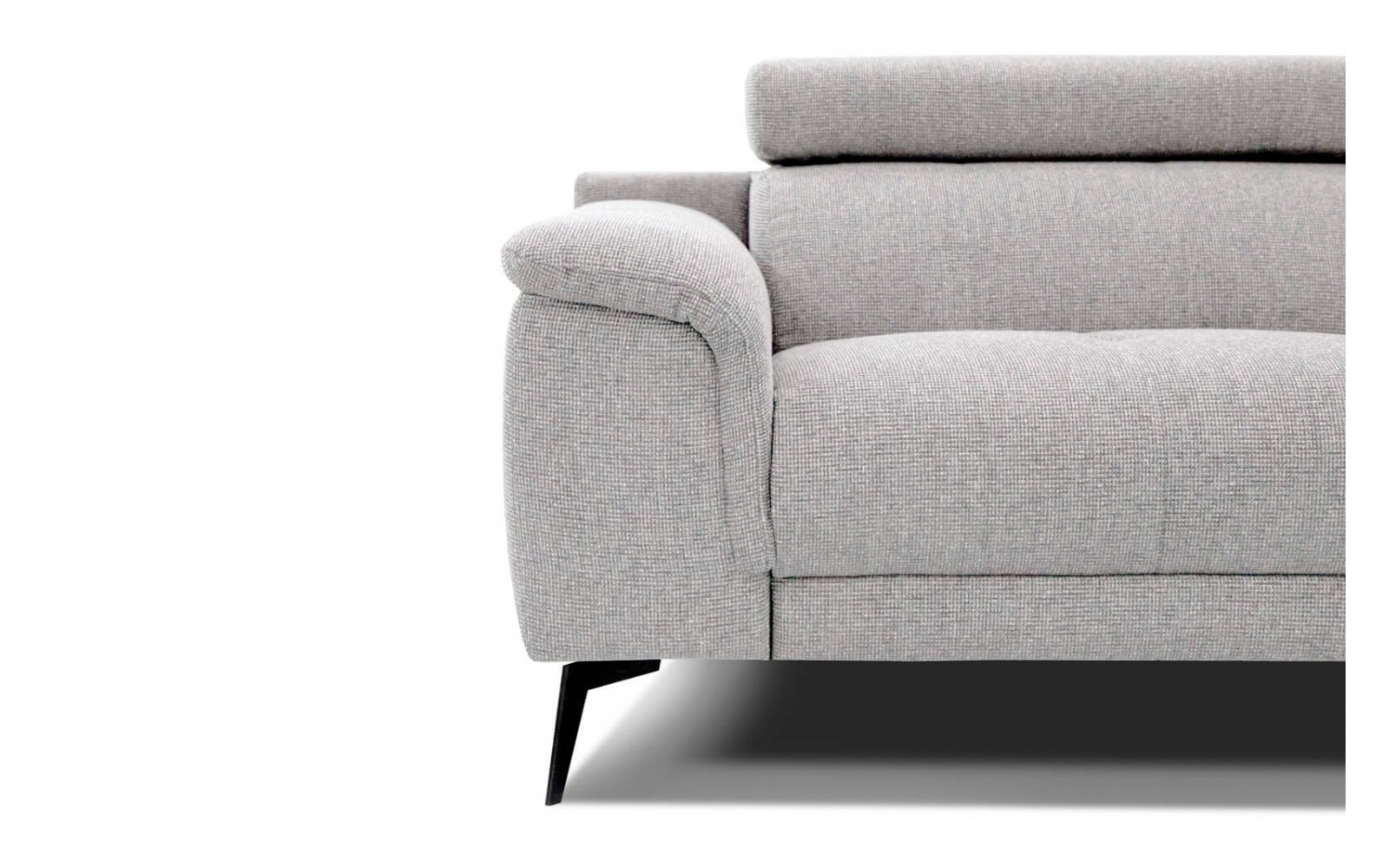 Canapé droit XXL 3 places avec appuie-têtes réglables FIERO