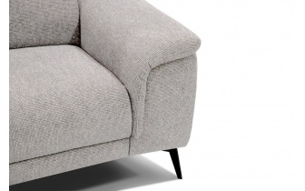 Canapé droit XXL 3 places avec appuie-têtes réglables FIERO