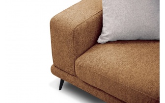 Canapé d’angle droit 5 places MEDIOLANE