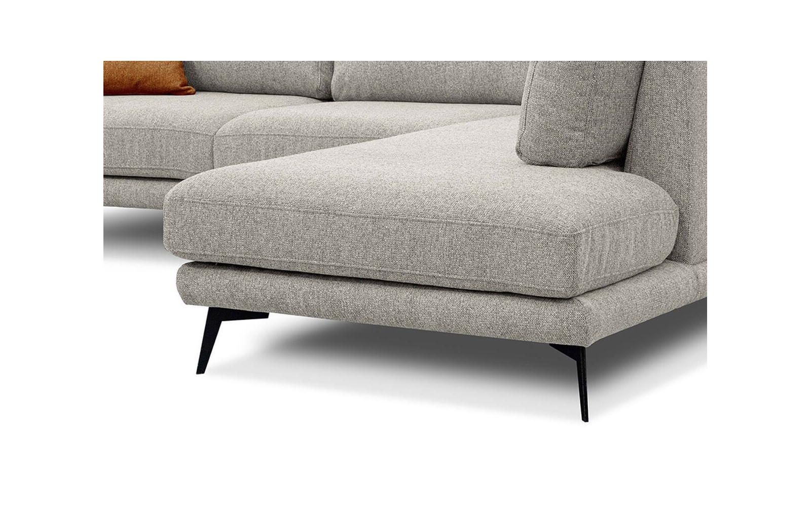 Canapé d’angle droit 5 places MEDIOLANE