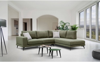 Canapé d’angle droit 5 places MEDIOLANE