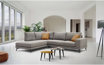 Canapé d'angle gauche 5 places MEDIOLANE