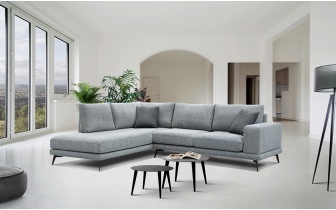 Canapé d'angle gauche 5 places MEDIOLANE