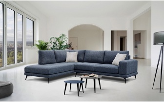 Canapé d'angle gauche 5 places MEDIOLANE