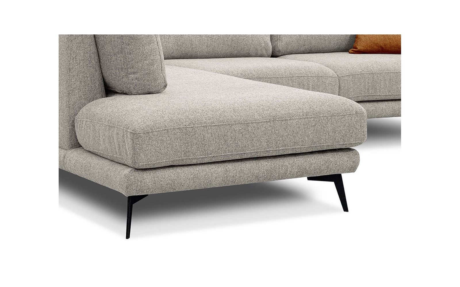 Canapé d'angle gauche 5 places MEDIOLANE