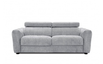 Canapé droit XXL 3 places avec appuis-tête réglables CALVERA