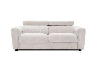 Canapé droit XXL 3 places avec appuis-tête réglables CALVERA