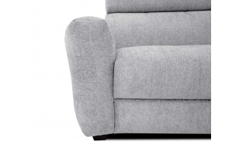 Canapé d'angle droit avec appuis-tête réglables 5 places CALVERA