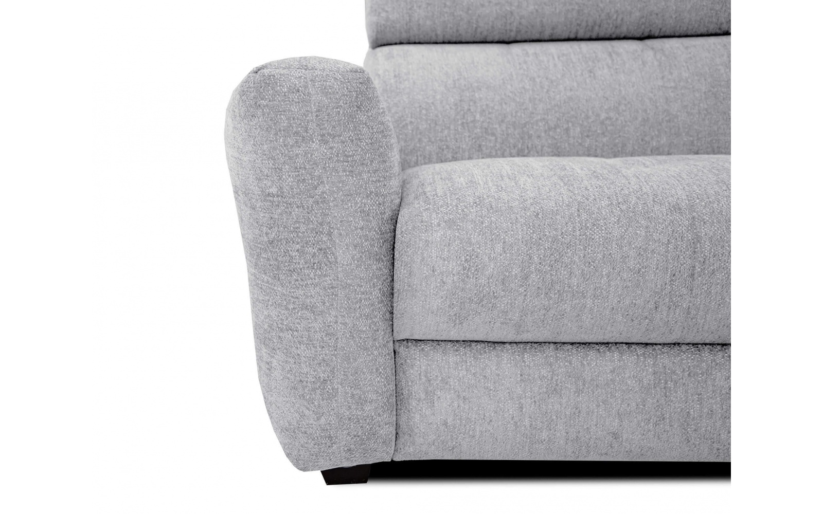 Canapé d'angle droit avec appuis-tête réglables 5 places CALVERA