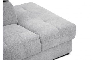 Canapé d'angle droit avec appuis-tête réglables 5 places CALVERA