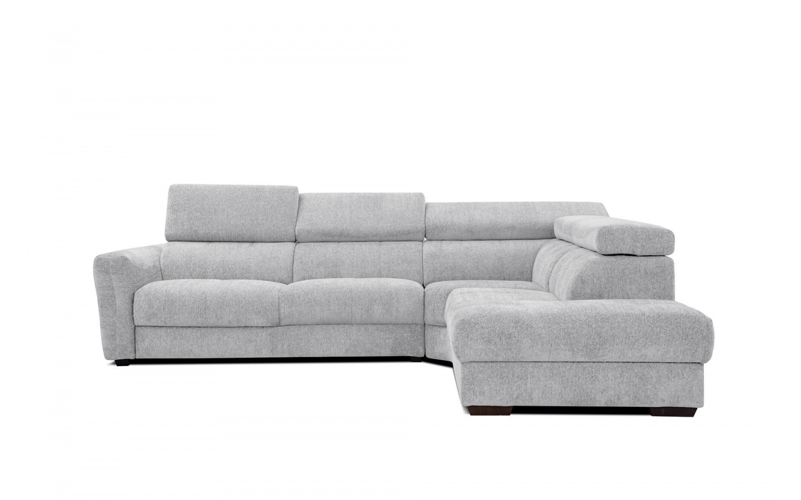 Canapé d'angle droit avec appuis-tête réglables 5 places CALVERA