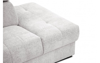 Canapé d'angle droit avec appuis-tête réglables 5 places CALVERA