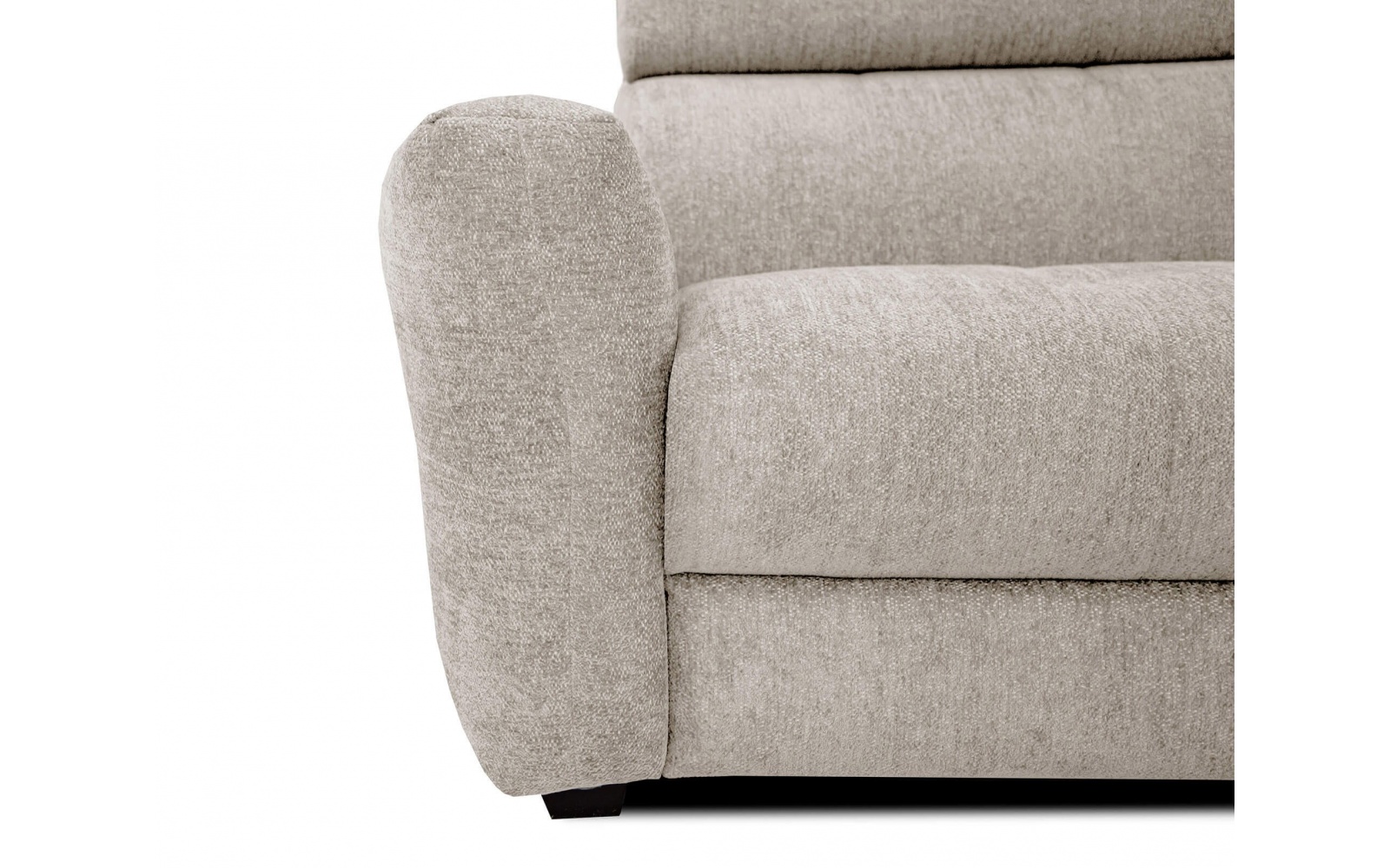 Canapé d'angle droit avec appuis-tête réglables 5 places CALVERA