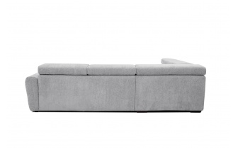 Canapé d'angle gauche avec appuis-tête réglables 5 places CALVERA