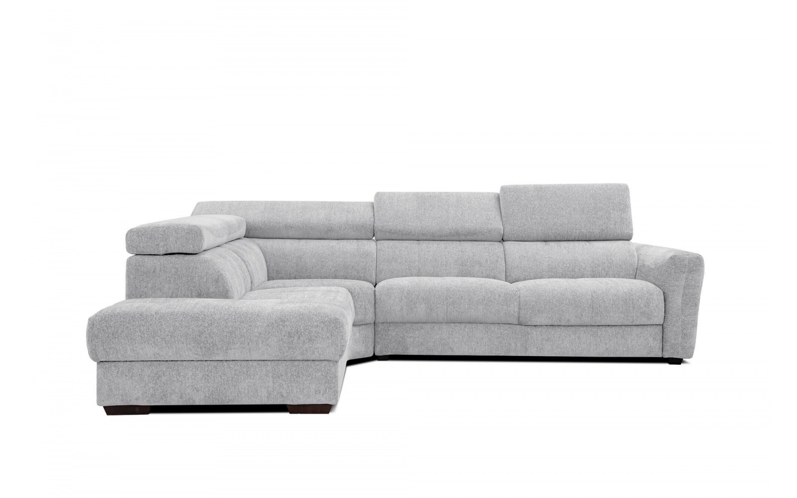 Canapé d'angle gauche avec appuis-tête réglables 5 places CALVERA