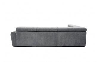 Canapé d'angle gauche avec appuis-tête réglables 5 places CALVERA