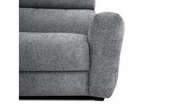 Canapé d'angle gauche avec appuis-tête réglables 5 places CALVERA