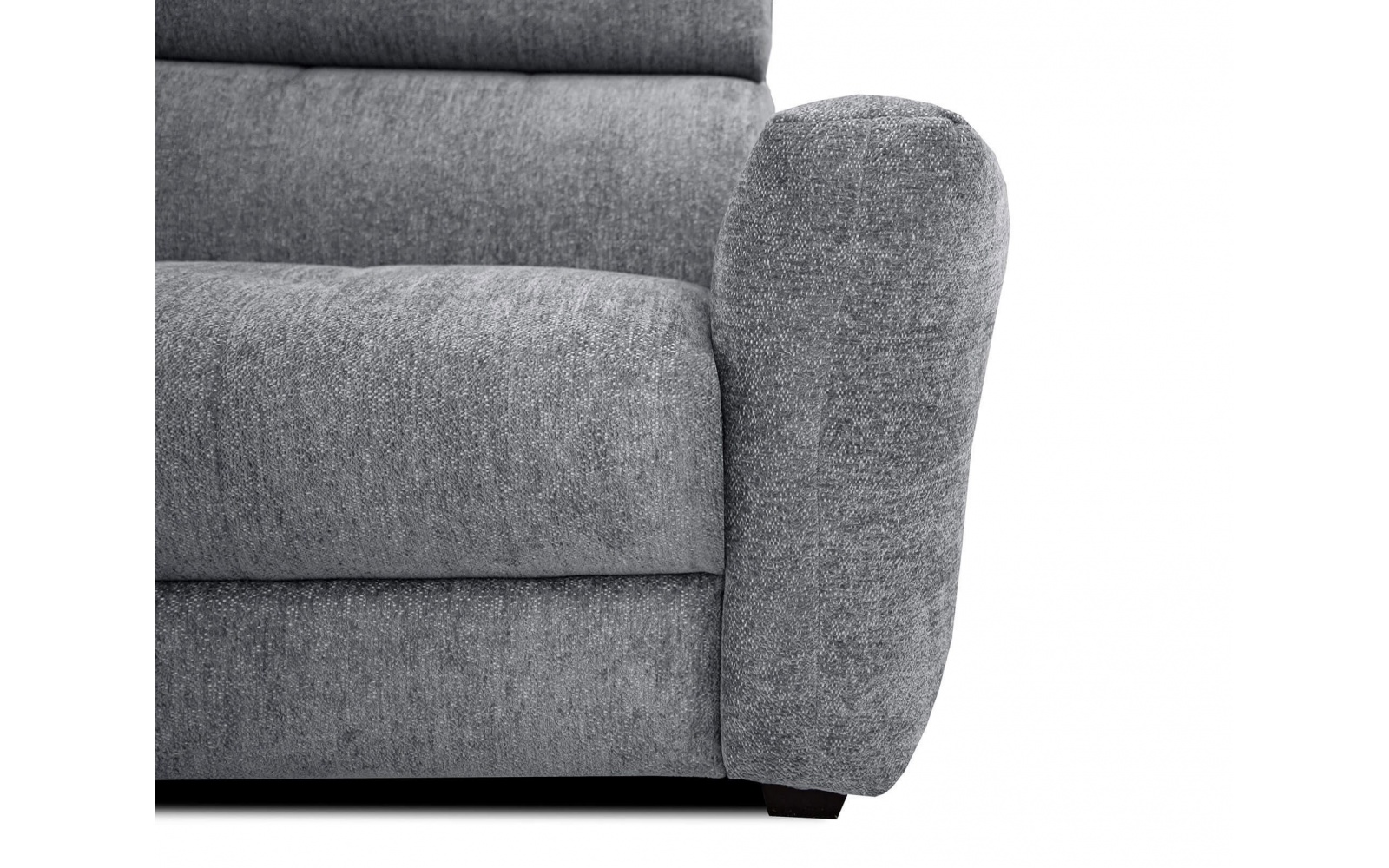 Canapé d'angle gauche avec appuis-tête réglables 5 places CALVERA