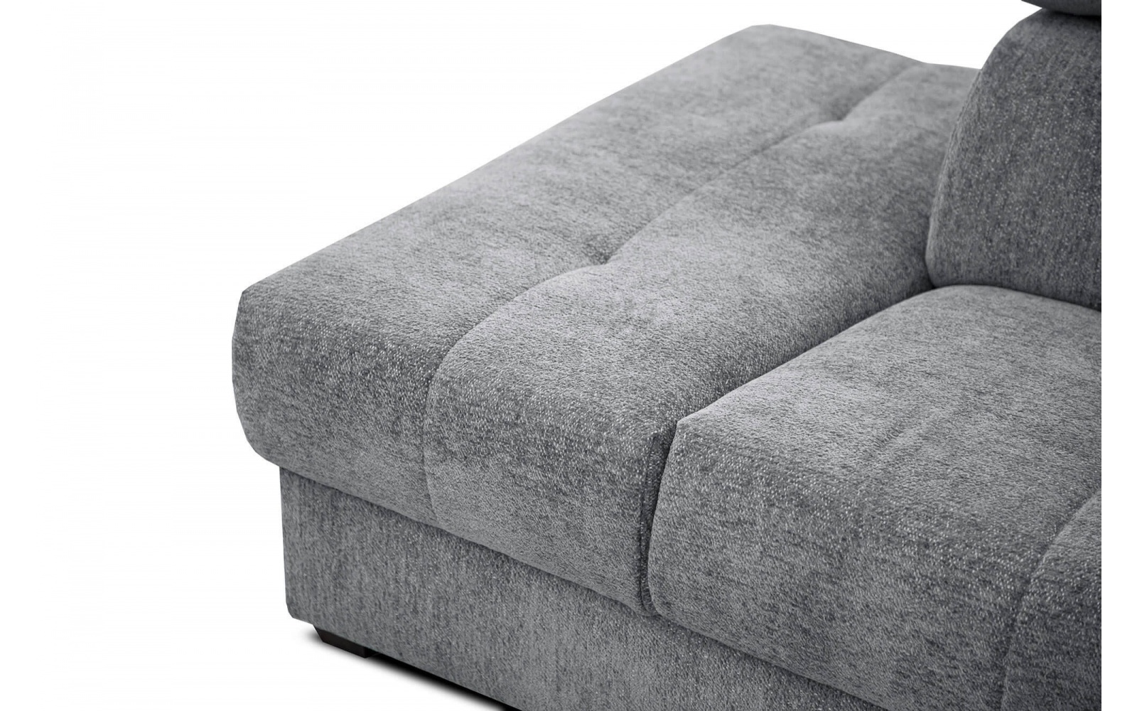 Canapé d'angle gauche avec appuis-tête réglables 5 places CALVERA