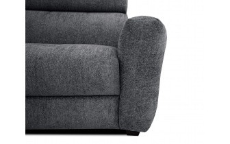 Canapé d'angle gauche avec appuis-tête réglables 5 places CALVERA