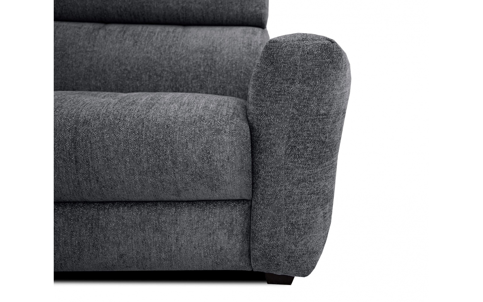 Canapé d'angle gauche avec appuis-tête réglables 5 places CALVERA