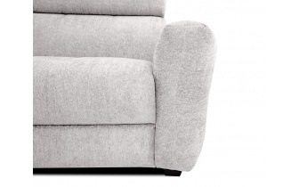 Canapé d'angle gauche avec appuis-tête réglables 5 places CALVERA