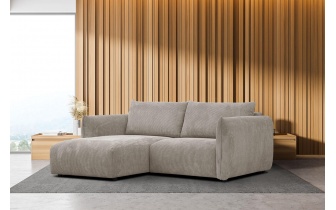 Canapé d'angle gauche 3 places TAUER