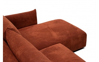 Canapé d'angle droit 4 places TAUER