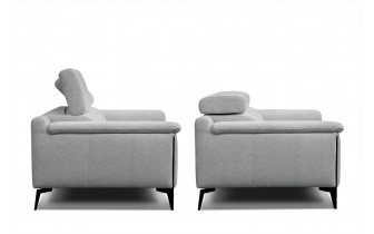 Canapé droit 2 places avec appuis-tête réglables MATERA