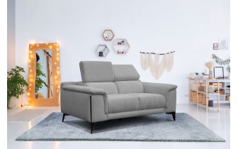 Canapé droit 2 places avec appuis-tête réglables MATERA