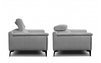 Canapé droit 2 places avec appuis-tête réglables MATERA