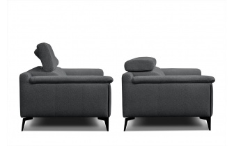 Canapé droit 2 places avec appuis-tête réglables MATERA