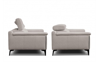 Canapé droit 2 places avec appuis-tête réglables MATERA