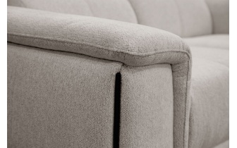 Canapé droit 2 places avec appuis-tête réglables MATERA