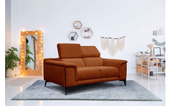 Canapé droit 2 places avec appuis-tête réglables MATERA