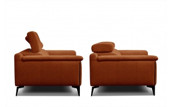 Canapé droit 2 places avec appuis-tête réglables MATERA