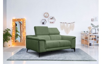 Canapé droit 2 places avec appuis-tête réglables MATERA