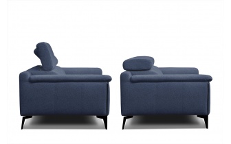 Canapé droit 2 places avec appuis-tête réglables MATERA