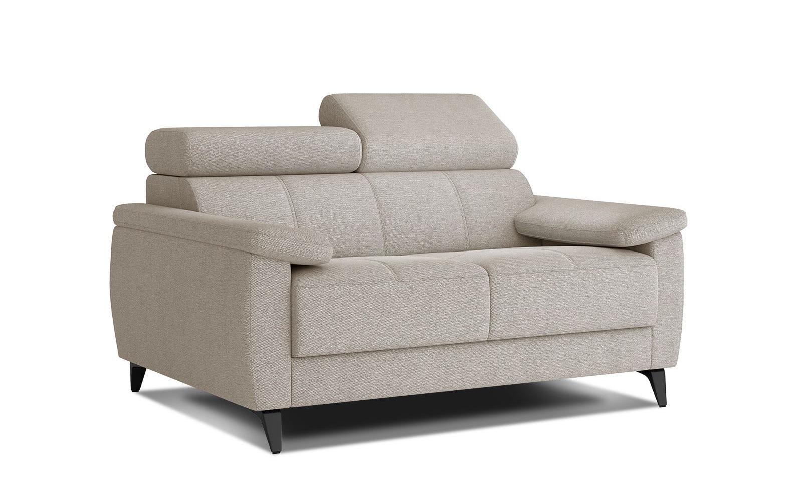 Canapé droit 2 places avec appuis-tête réglables TAUNUS