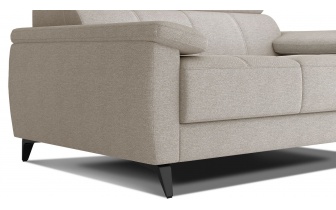 Canapé droit 2 places avec appuis-tête réglables TAUNUS