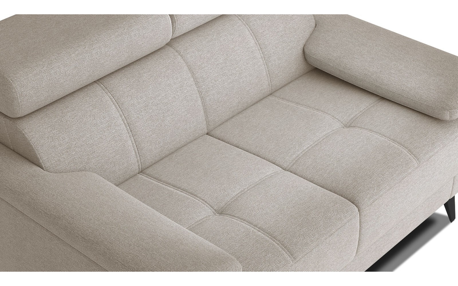 Canapé droit 2 places avec appuis-tête réglables TAUNUS