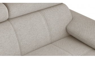 Canapé droit 2 places avec appuis-tête réglables TAUNUS