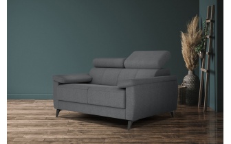 Canapé droit 2 places avec appuis-tête réglables TAUNUS