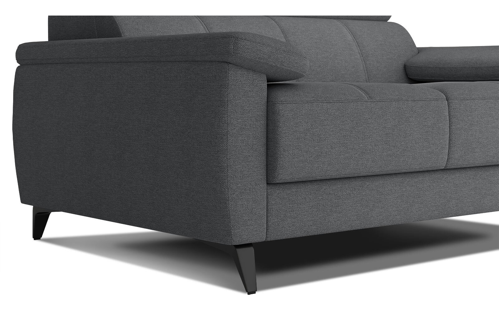 Canapé droit 2 places avec appuis-tête réglables TAUNUS