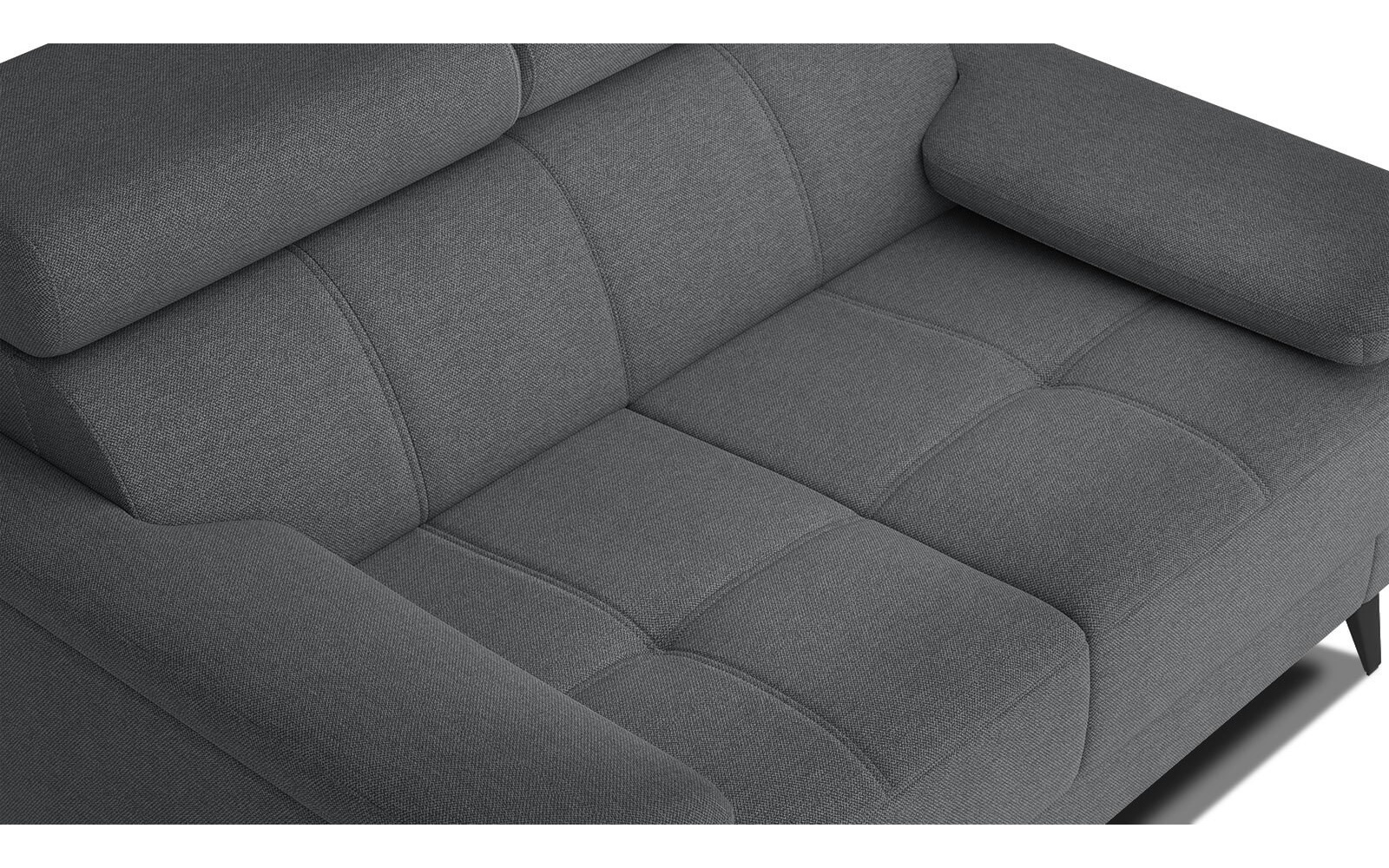 Canapé droit 2 places avec appuis-tête réglables TAUNUS