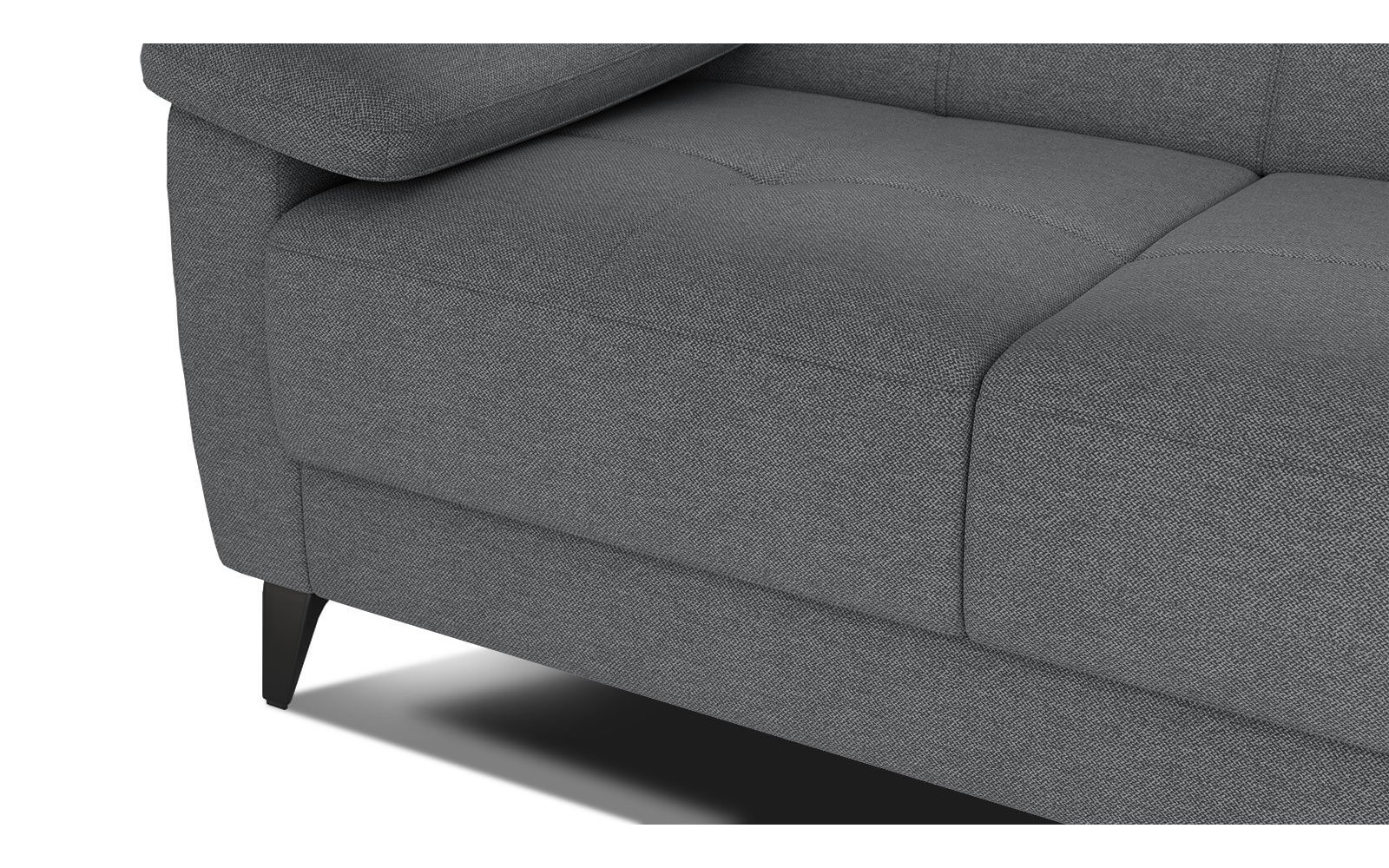 Canapé droit 2 places avec appuis-tête réglables TAUNUS