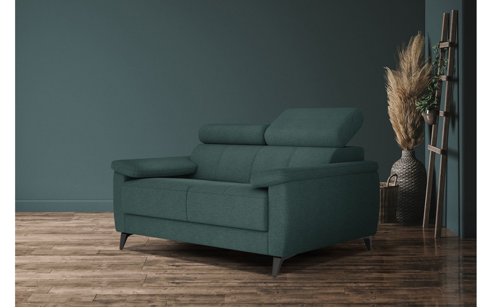 Canapé droit 2 places avec appuis-tête réglables TAUNUS