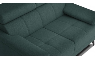 Canapé droit 2 places avec appuis-tête réglables TAUNUS