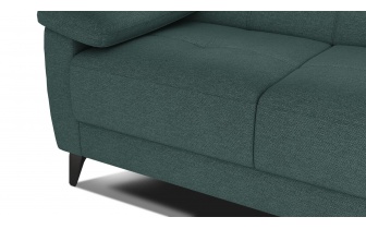 Canapé droit 2 places avec appuis-tête réglables TAUNUS