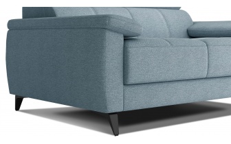 Canapé droit 2 places avec appuis-tête réglables TAUNUS